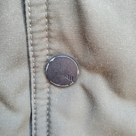 EUC Olive Green NO FADING Barn Chore Field Jacket S Andrew Marc Utility - Picture 7 of 15